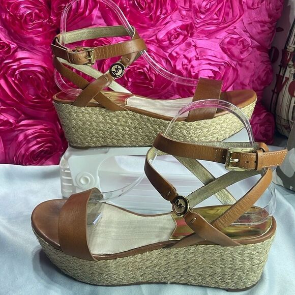 Michael Kors‎ slingback platform sandal size 8.5 - Picture 1 of 11